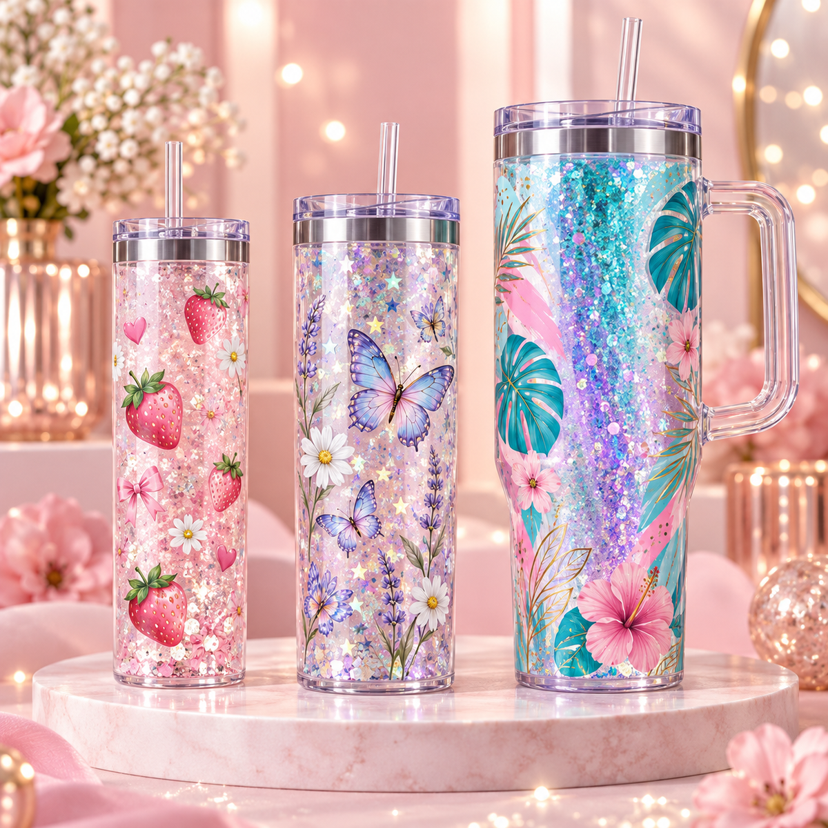 Snow Globe Tumblers