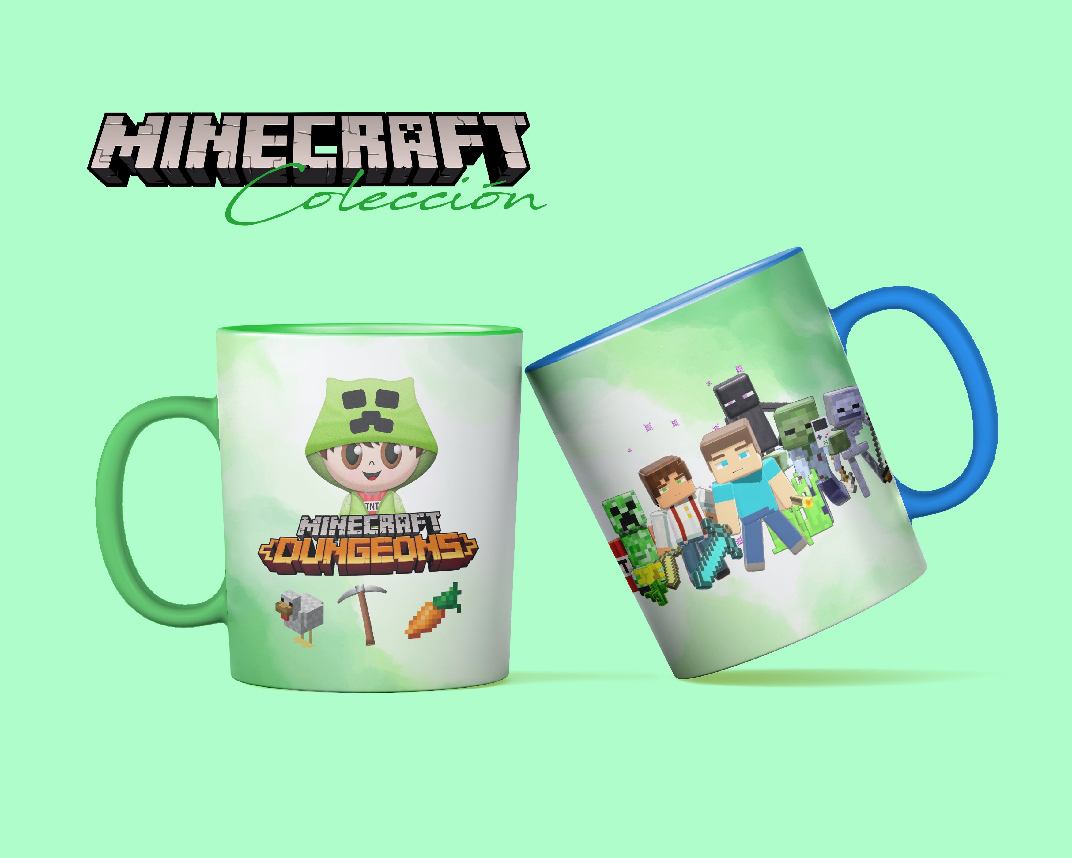 Block Building Game Inspired Mug – Choose Your Favorite Design
