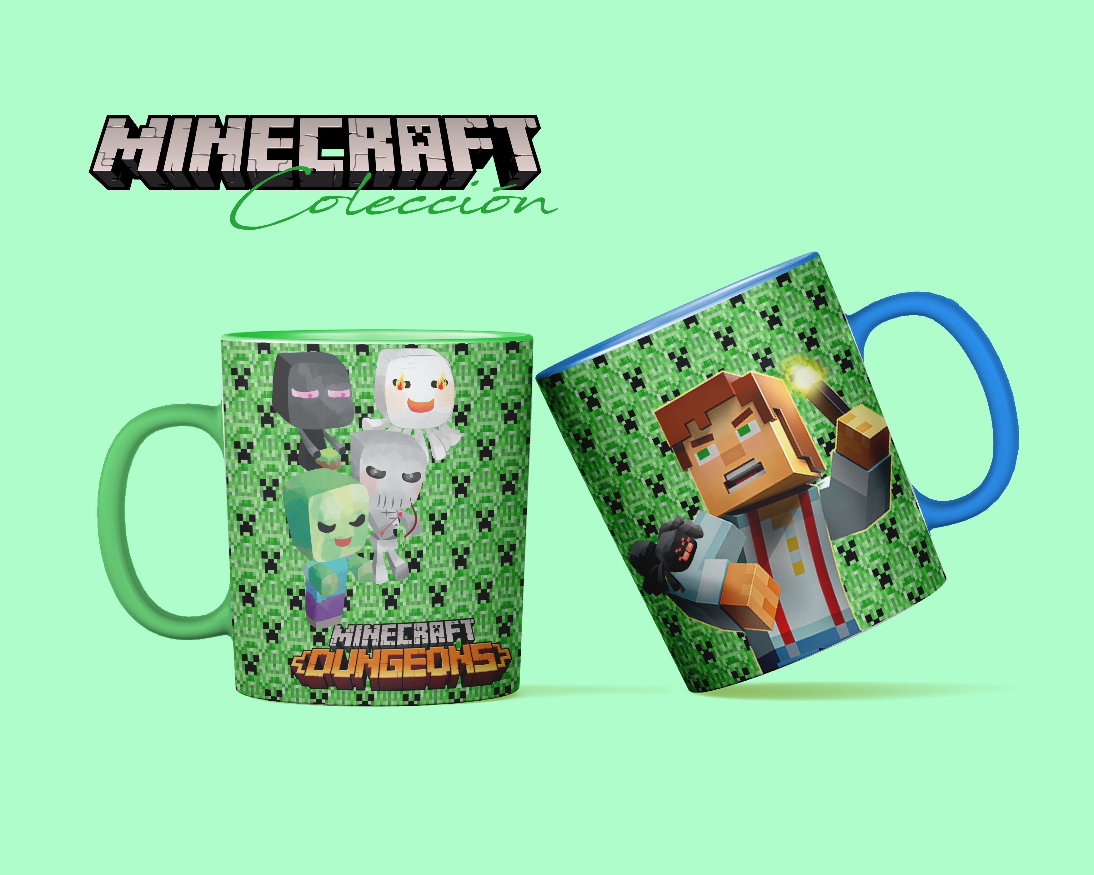 Block Building Game Inspired Mug – Choose Your Favorite Design