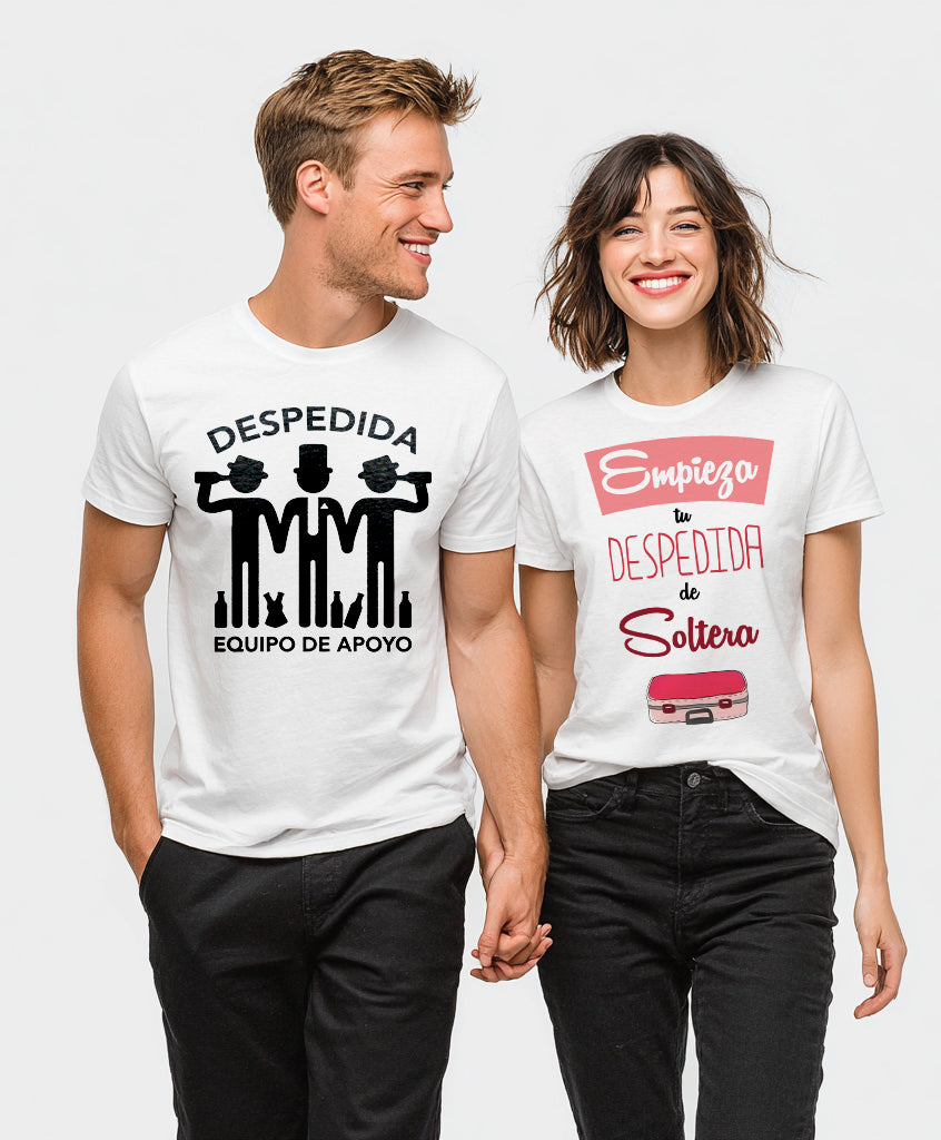Bachelorette Party Matching T-Shirts – Bride &amp; Support Team Set