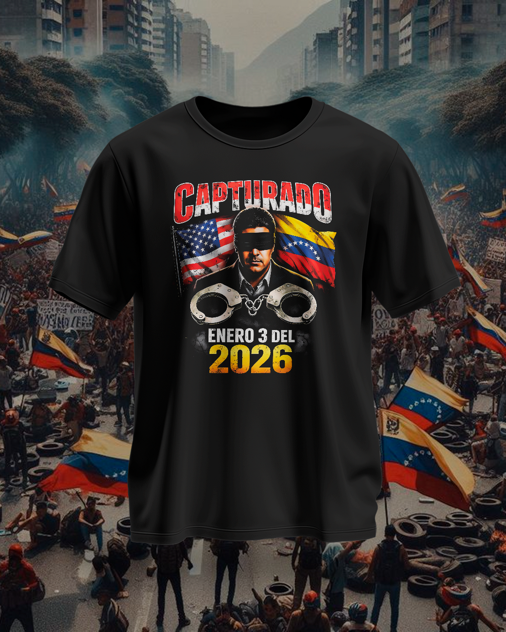 Venezuela Libre Graphic T-Shirt – Choose Your Design