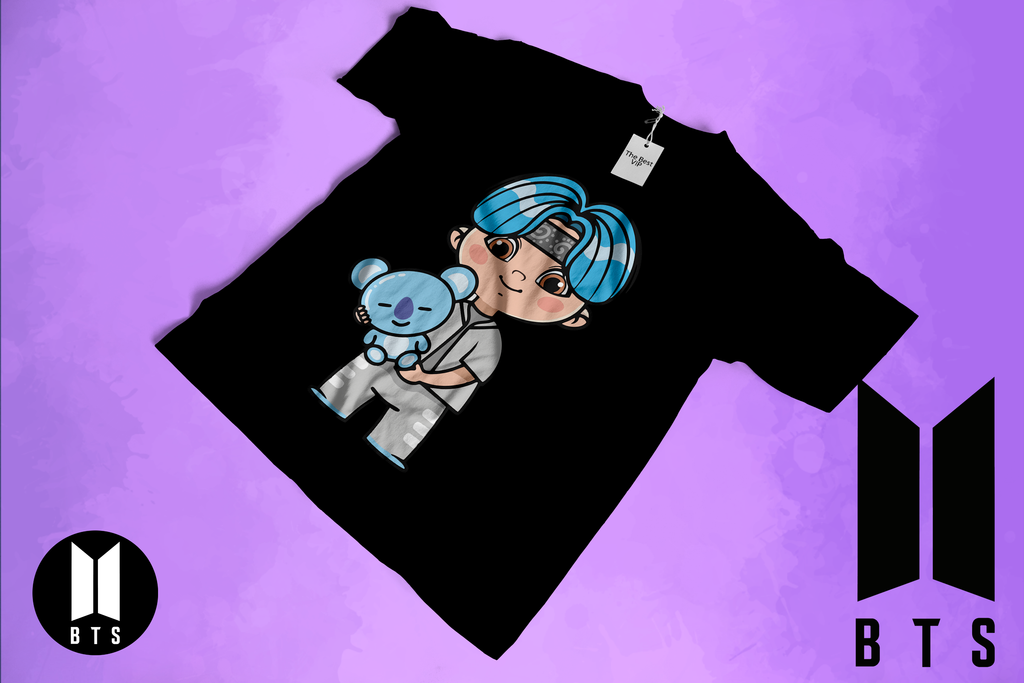 k-pop fan graphic t-shirts -trendy short sleeve tee