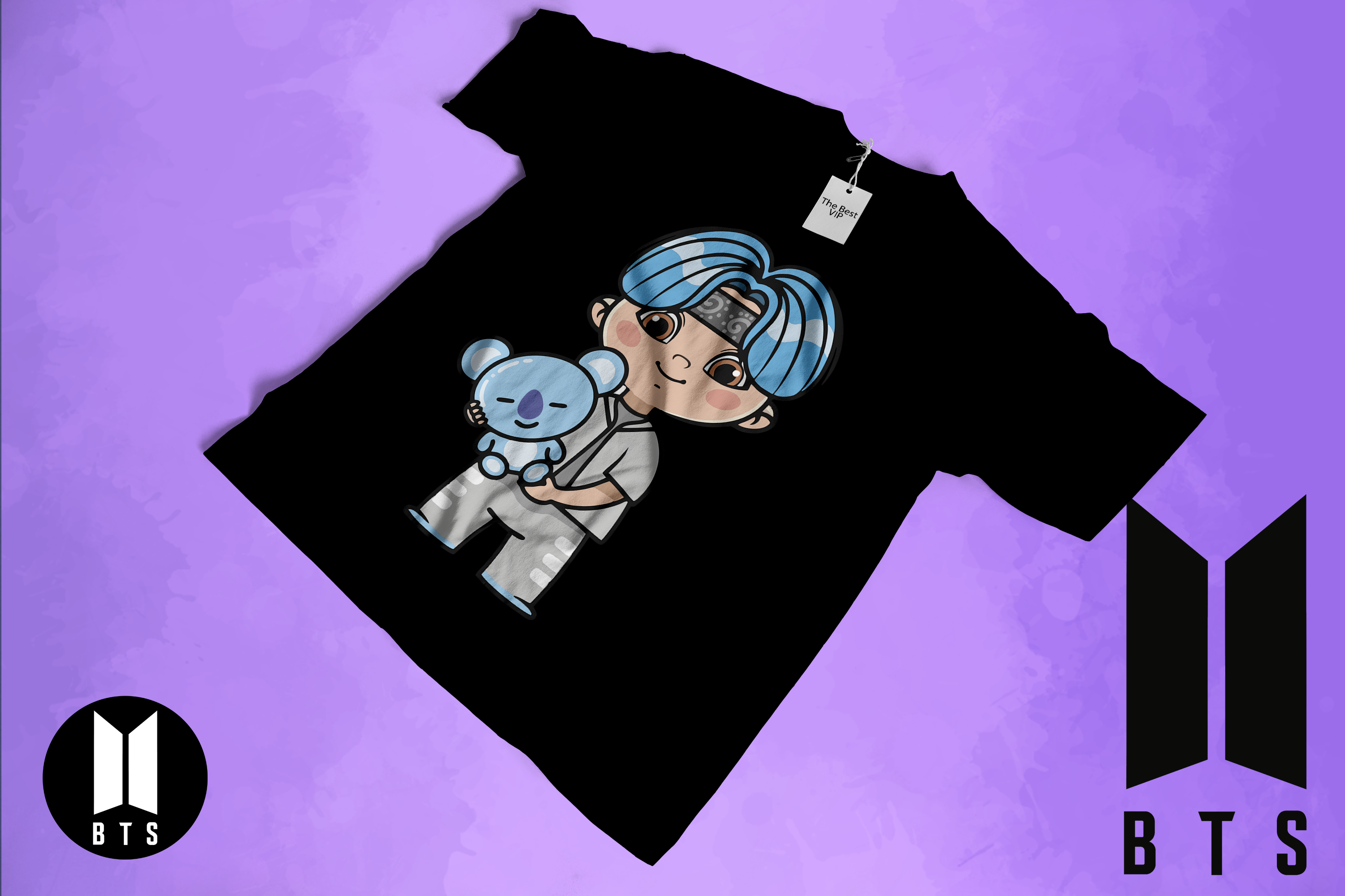 k-pop fan graphic t-shirts -trendy short sleeve tee