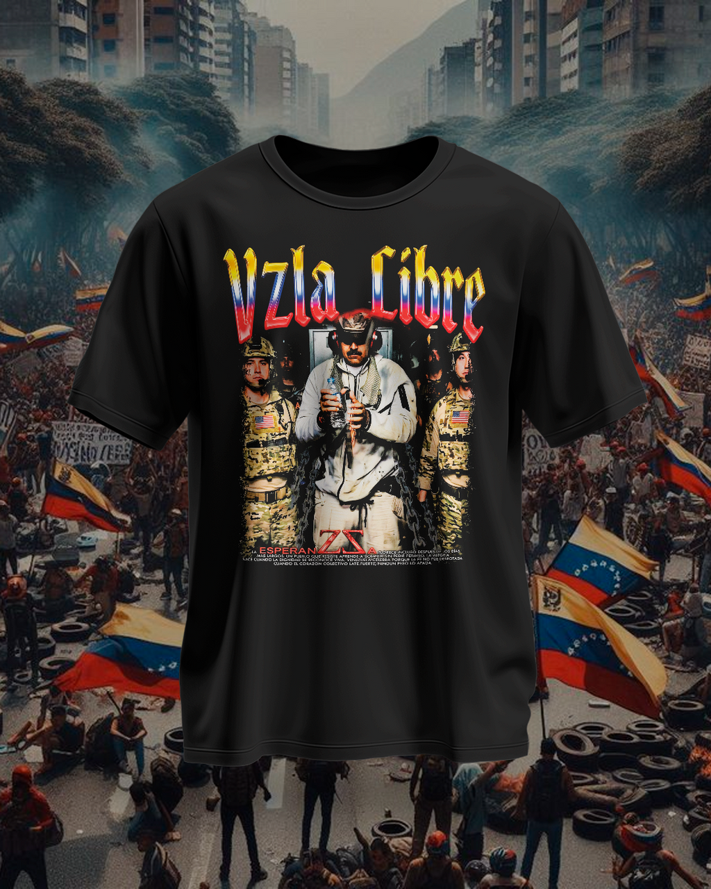 Venezuela Libre Graphic T-Shirt – Choose Your Design