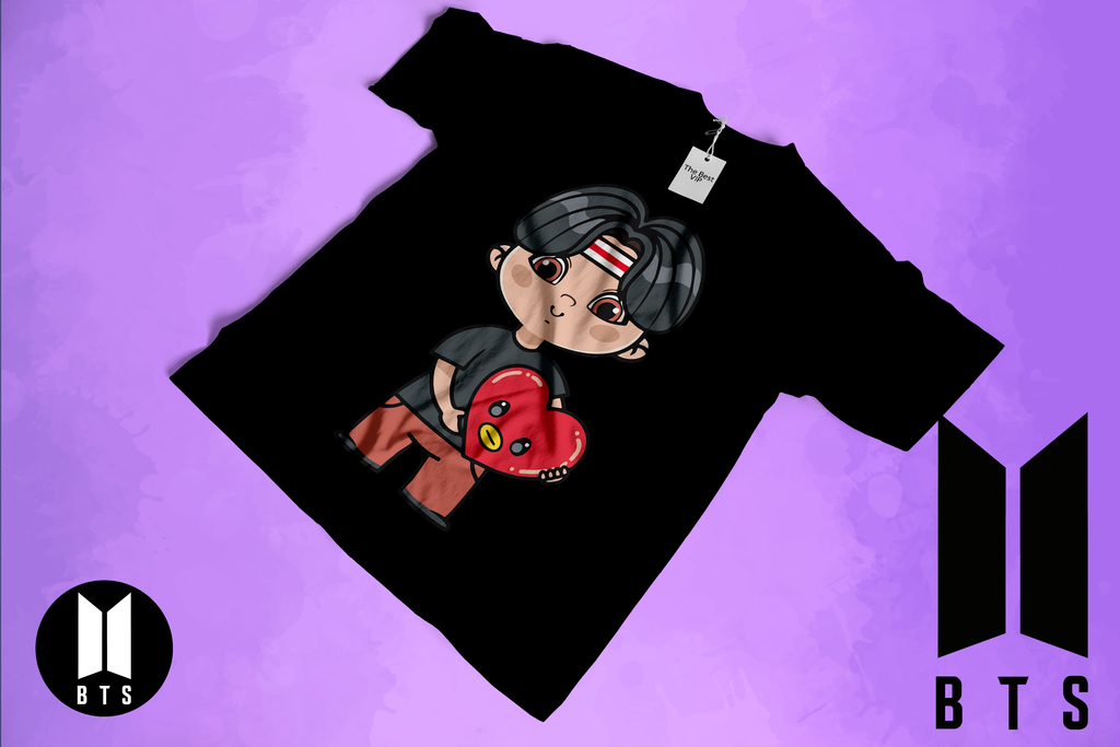 k-pop fan graphic t-shirts -trendy short sleeve tee