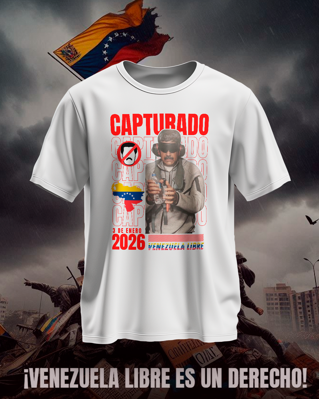 Venezuela Libre Graphic T-Shirt – Choose Your Design