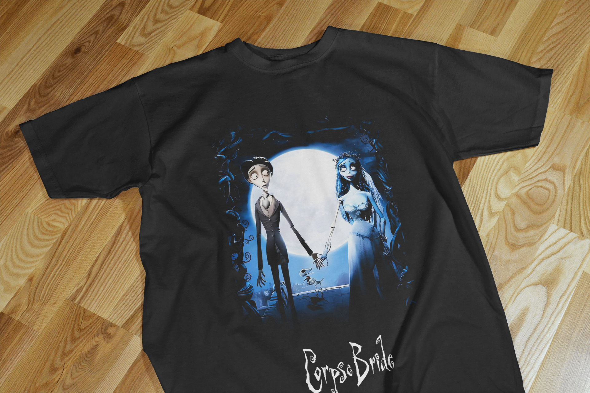 Gothic Bride Inspired Graphic T-Shirt – Black Tee