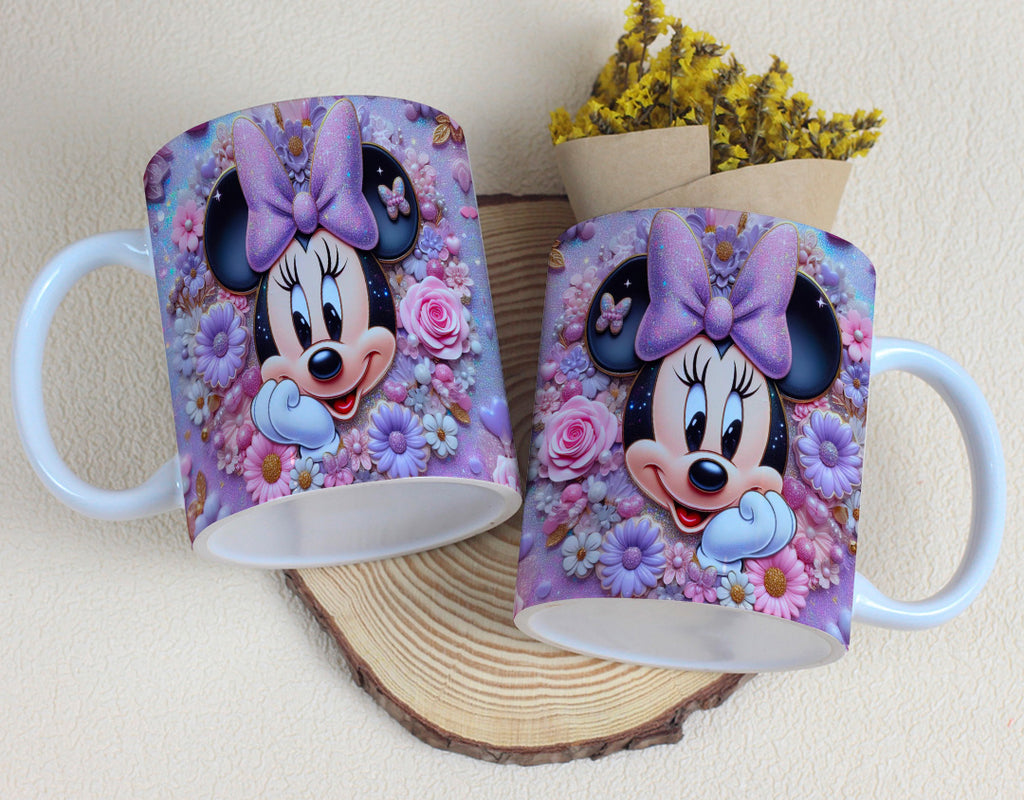 Disney Inspired 3D Style Mug – Choose Your Favorite Design