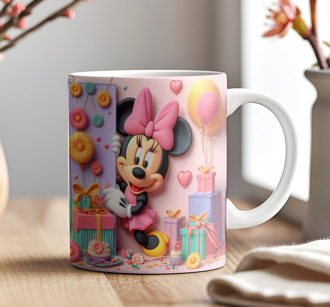 Disney Inspired 3D Style Mug – Choose Your Favorite Design