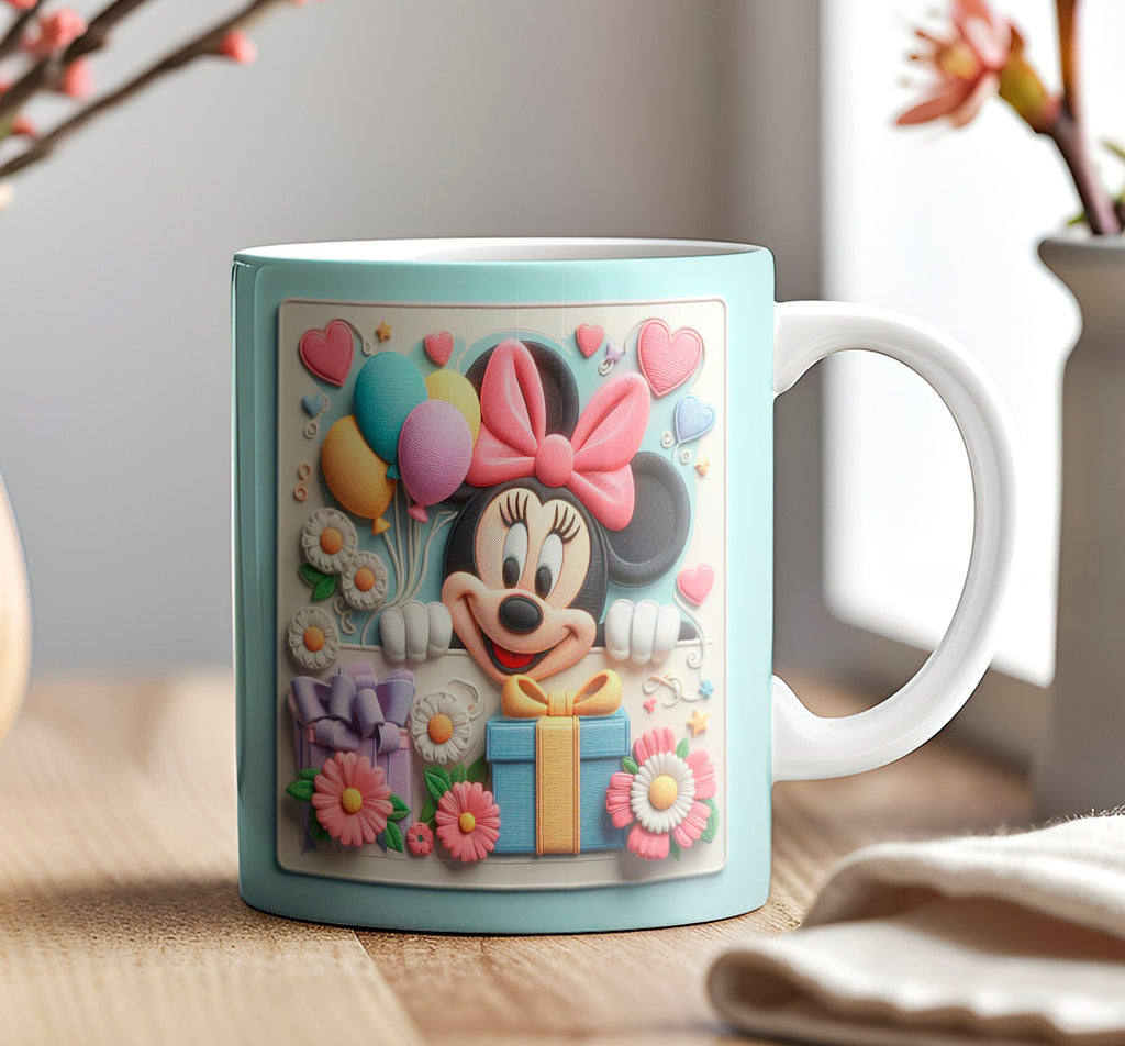 Disney Inspired 3D Style Mug – Choose Your Favorite Design
