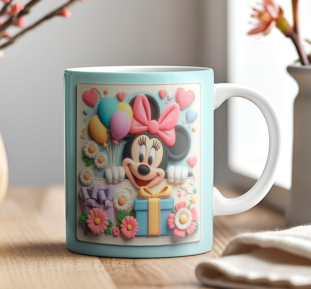 Disney Inspired 3D Style Mug – Choose Your Favorite Design