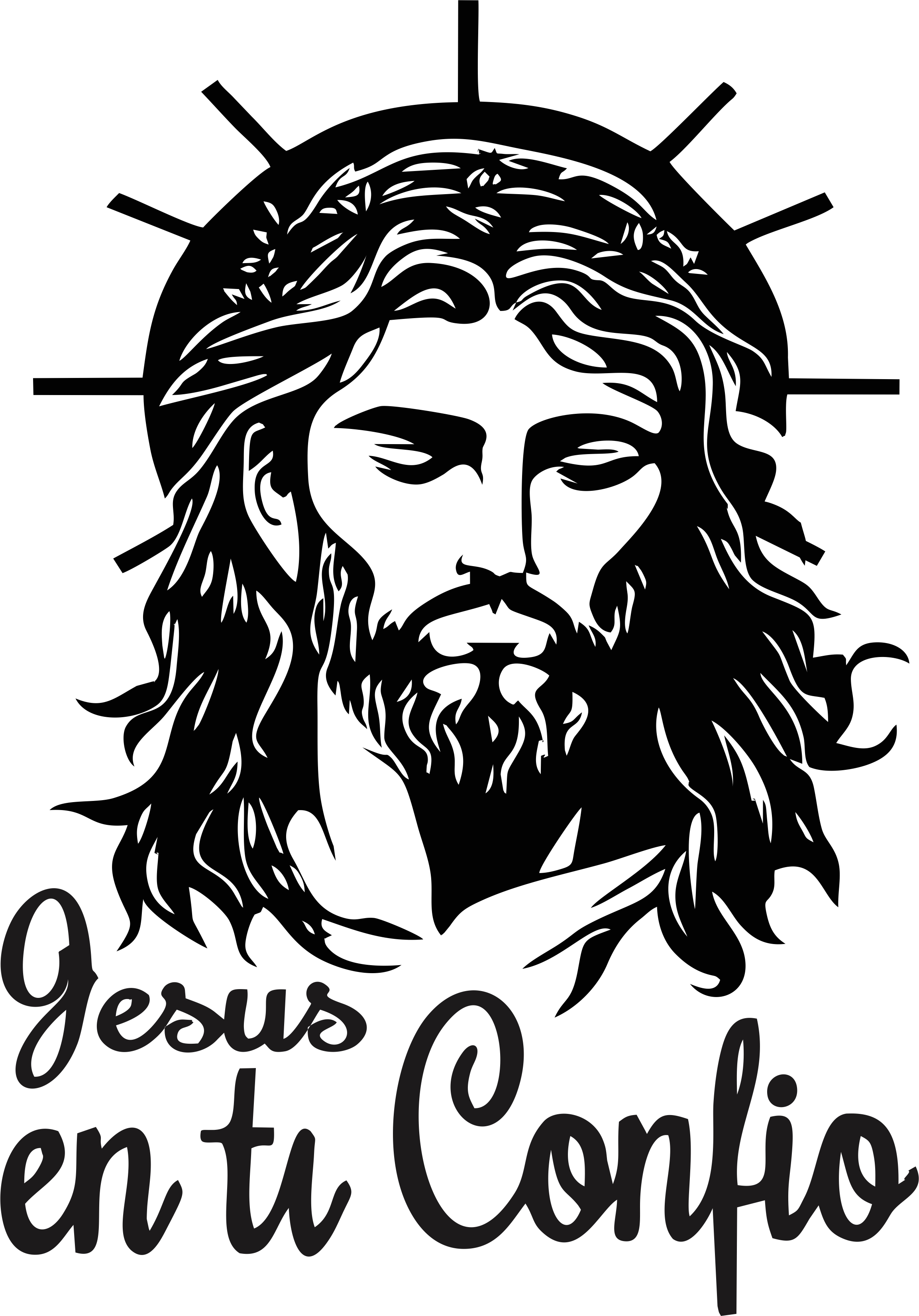 Jesus I Trust in You DTF Transfer