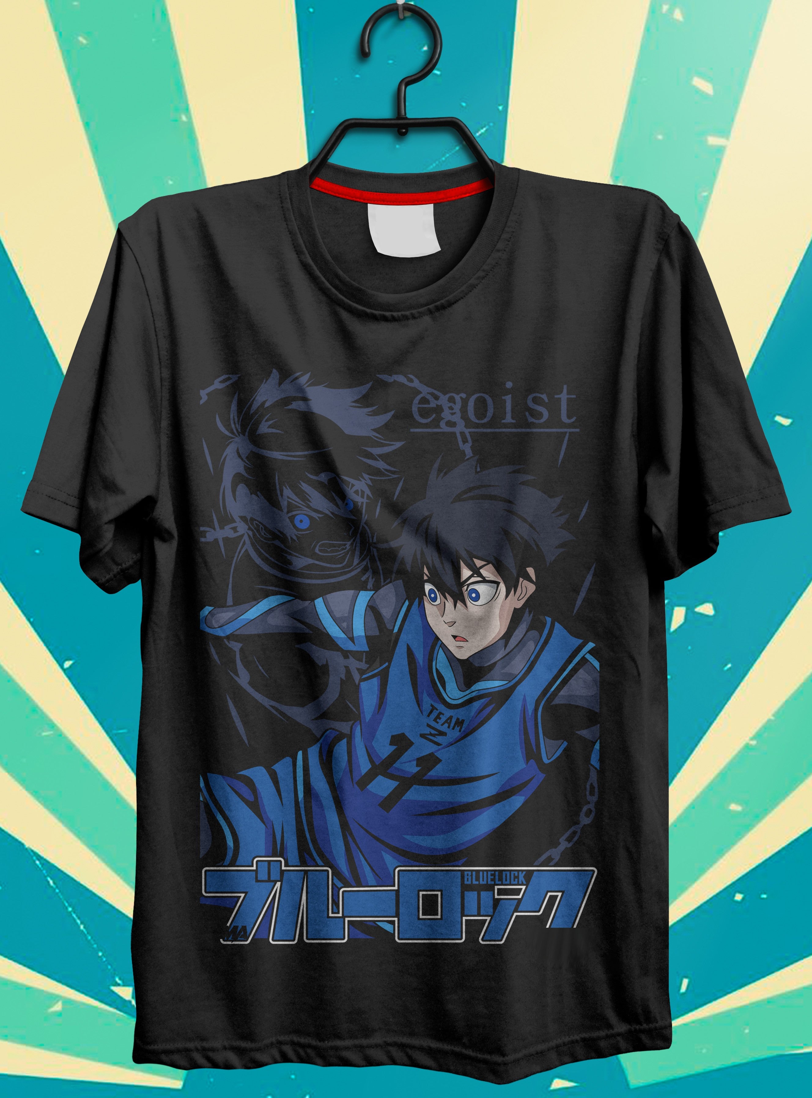 Anime &amp; Manga Inspired Graphic T-Shirt – Black Tee