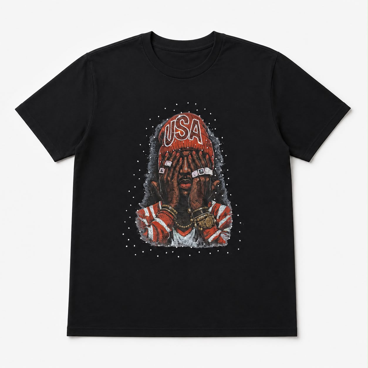 Urban Graphic T-Shirt – Black