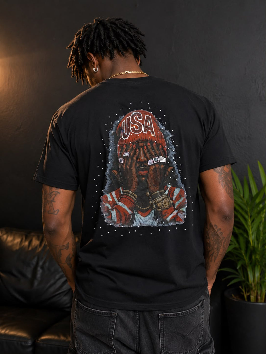 Urban Graphic T-Shirt – Black