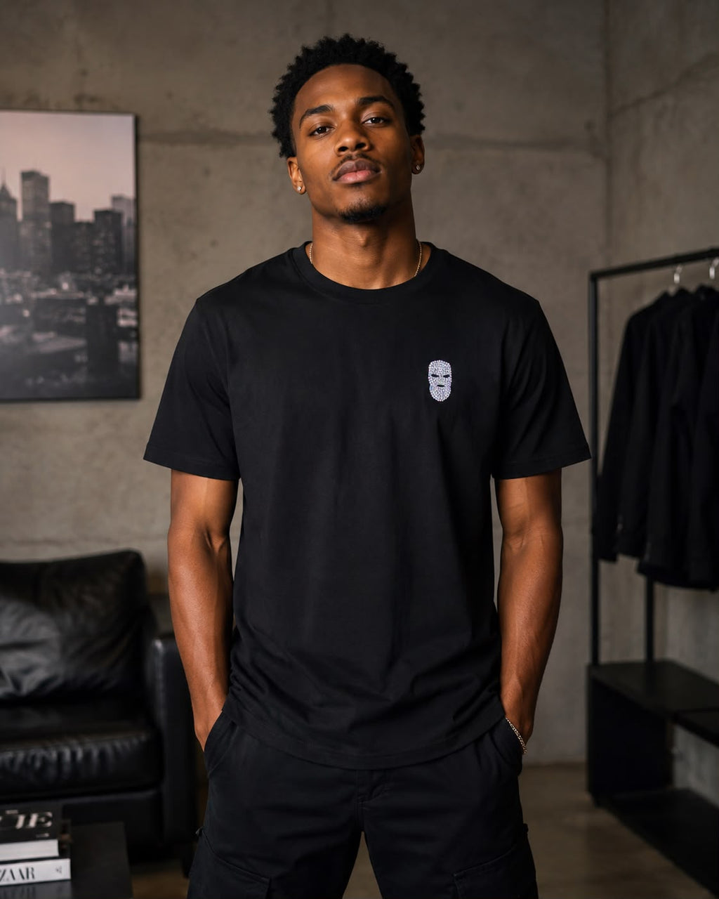 Urban Graphic T-Shirt – Black