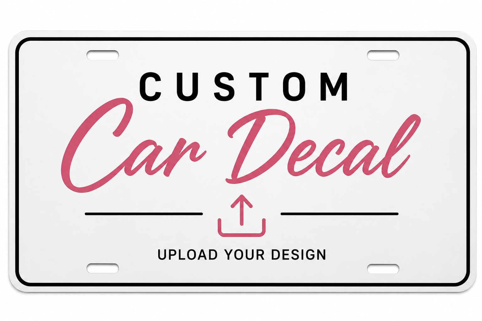 Custom Car Front Plate18