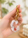 Handmade Resin Initial C Keychain