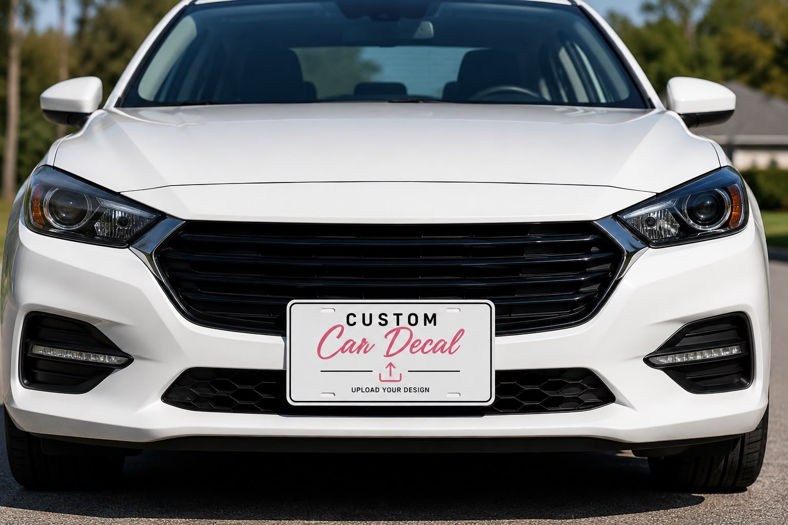 Custom Car Front Plate18