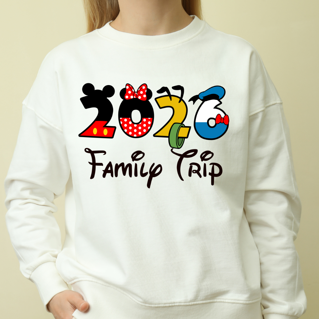 Disney Family Vacation 2026 Sweatshirt
