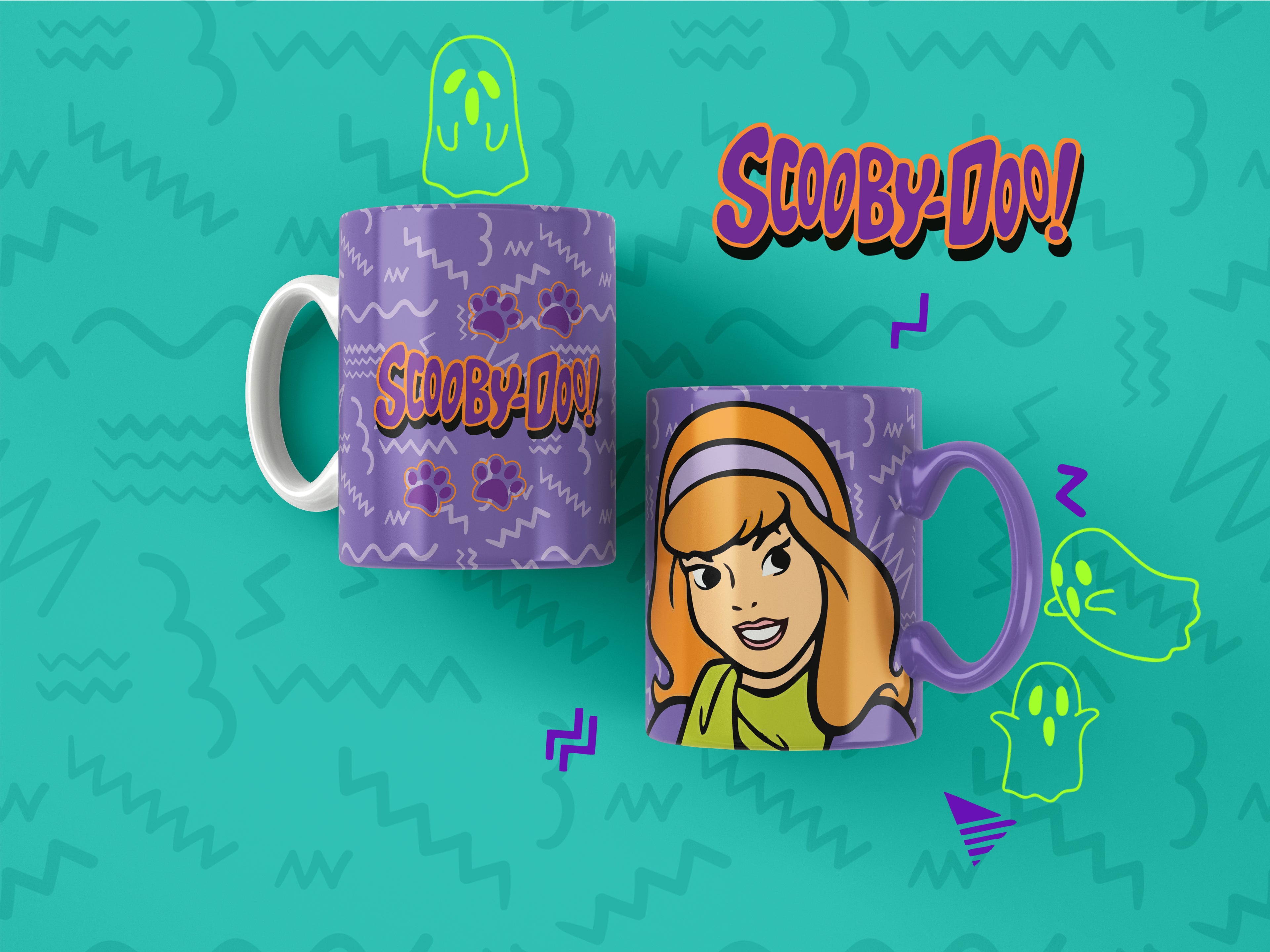 Mystery Dog Cartoon Inspired Mug – Choose Your Favorite Design